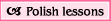 Polish lessons